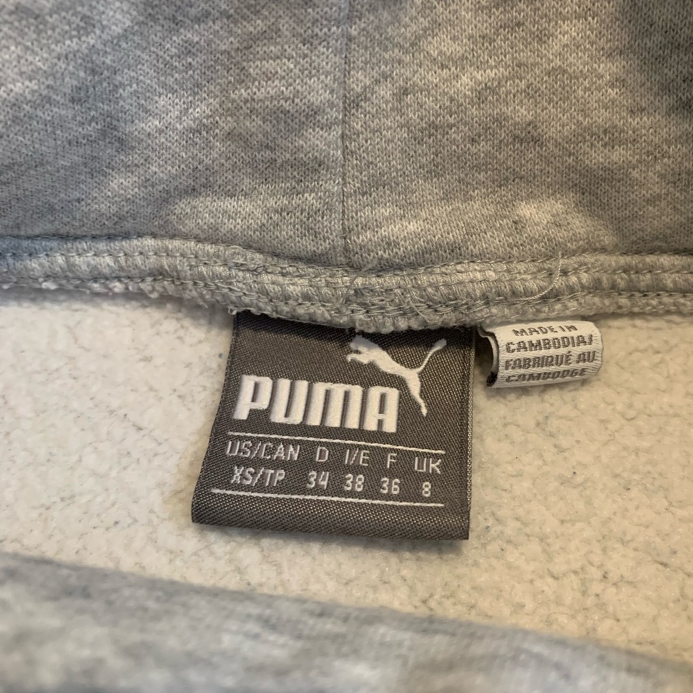 💜 PUMA Gray Cowl Neck Sweatshirt / Pullover - Women's XS - Picture 2 of 5